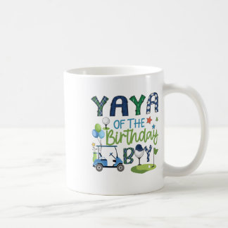 Yaya Of The Birthday Boy Hole In One Golf Sport Coffee Mug