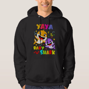 Yaya Shark Yaya Shark Family Mother's Day  Hoodie