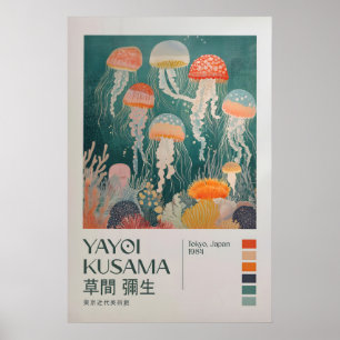 Yayoi Kusama Exhibition Poster, Yayoi Kusama Poster