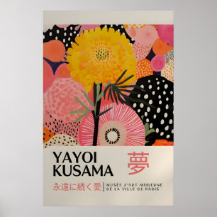 Yayoi Kusama Impression - Art mural japonais - Mur