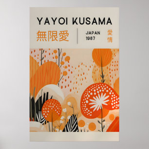Yayoi Kusama Impression - Art mural japonais - Mur