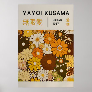 Yayoi Kusama Impression - Art mural japonais - Mur