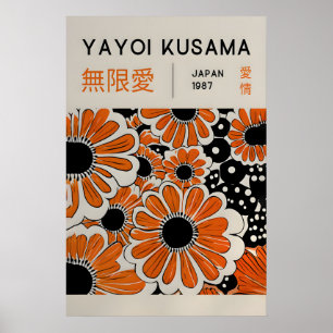 Yayoi Kusama Impression - Art mural japonais - Mur