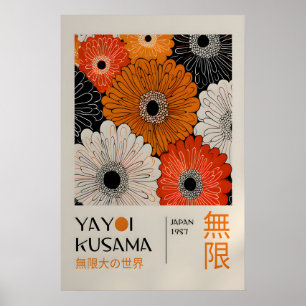 Yayoi Kusama Impression - Art mural japonais - Mur