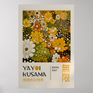 Yayoi Kusama Impression - Art mural japonais - Mur