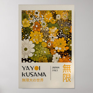Yayoi Kusama Inspiré Art Abstrait Impression