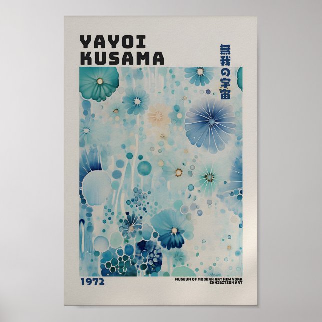 Yayoi Kusama Inspiré Art Abstrait Impression (Devant)