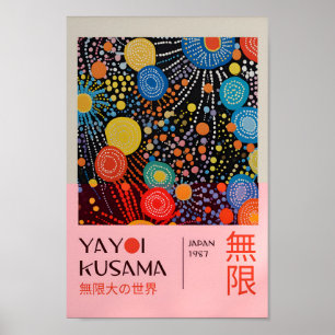 Yayoi Kusama Inspiré Art Abstrait Impression