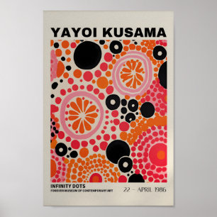 Yayoi Kusama Inspiré Art Abstrait Impression