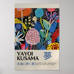 Yayoi Kusama Inspiré Art Abstrait Impression