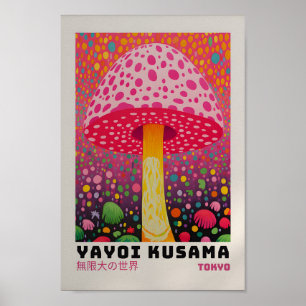 Yayoi Kusama Inspiré Art Abstrait Impression
