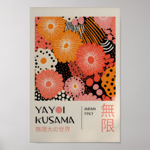 Yayoi Kusama Inspiré Art Abstrait Impression
