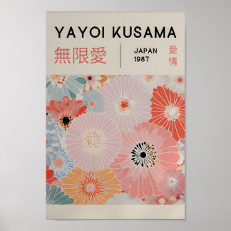 Yayoi Kusama Inspiré Art Abstrait Impression