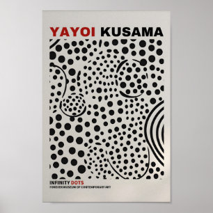 Yayoi Kusama Inspiré Art Abstrait Impression