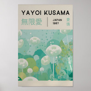 Yayoi Kusama Inspiré Art Abstrait Impression