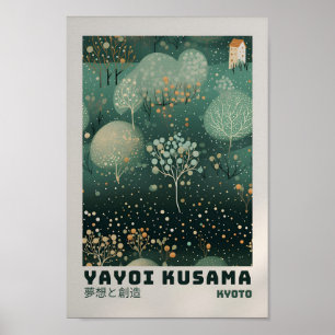 Yayoi Kusama Inspiré Art Abstrait Impression
