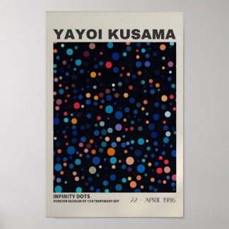 Yayoi Kusama Inspiré Art Abstrait Impression