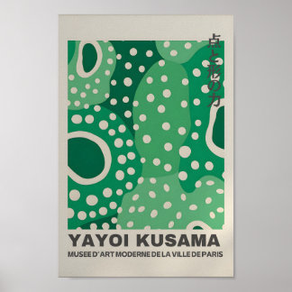 Yayoi Kusama Inspired Abstract Art Print