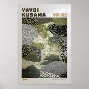 Yayoi Kusama Poster - Yayoi Kusama Inspired Green