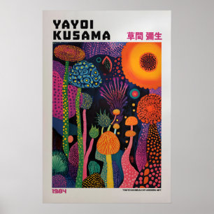 Yayoi Kusama Print, Modern Art Print, Livingroom Poster