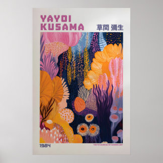 Yayoi Kusama Print, Modern Art Print, Yayoi Kusama Poster