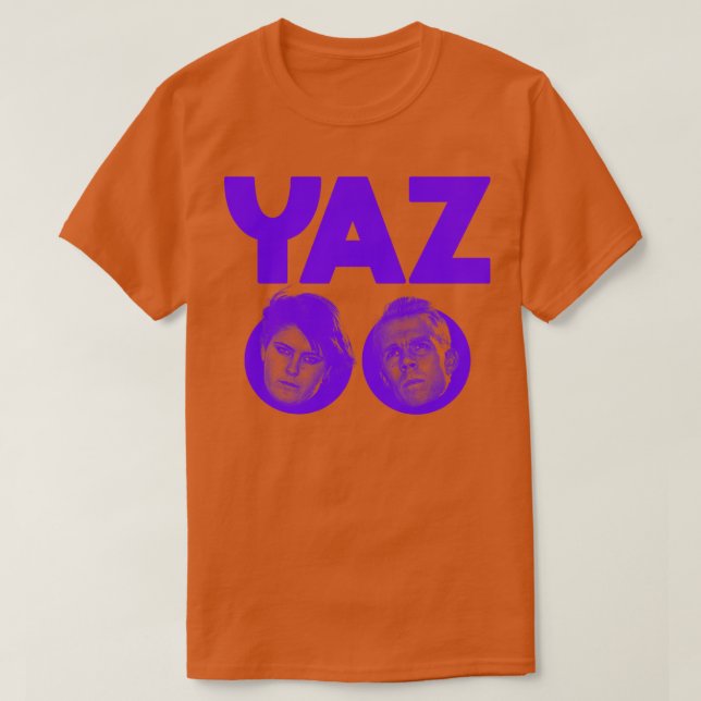 Yazoo 80s Synth Fan Art T-Shirt (Design Front)
