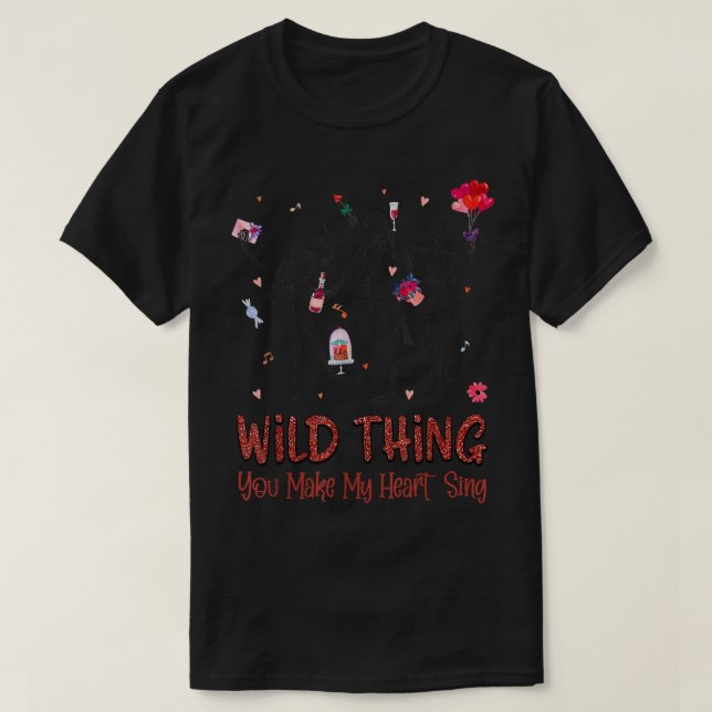 YBEB Skeleton Thing You Make Heart Sing Couple Val T-Shirt (Design Front)