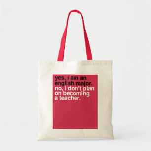 YBN: Yes, I am an English major Tote Bag