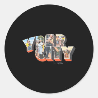 Ybor City Florida Fl Classic Round Sticker