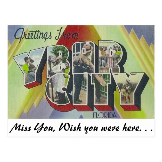 Ybor City, Florida Postcard
