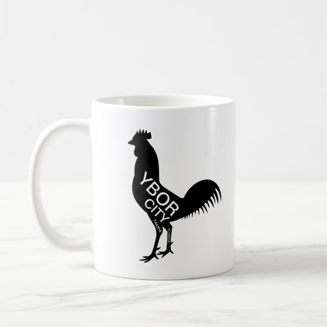 Ybor City Rooster Coffee Mug (Left)
