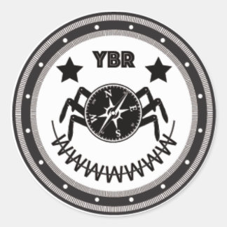 YBRclown Classic Round Sticker