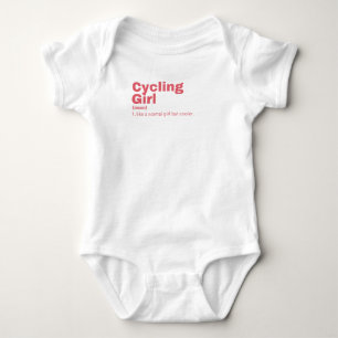 ycling Girl - Cycling Baby Bodysuit