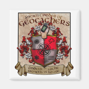 Ye Ancient Order of Geocachers aimant