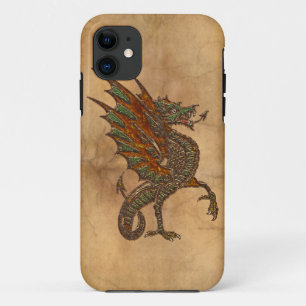 Ye Old Medieval Dragon Design iPhone 11 Case