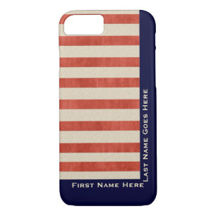 Ye Olde Red, White and Blue (Personalized) Case-Mate iPhone Case