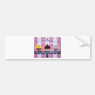 yea! cupcakes! bumper sticker