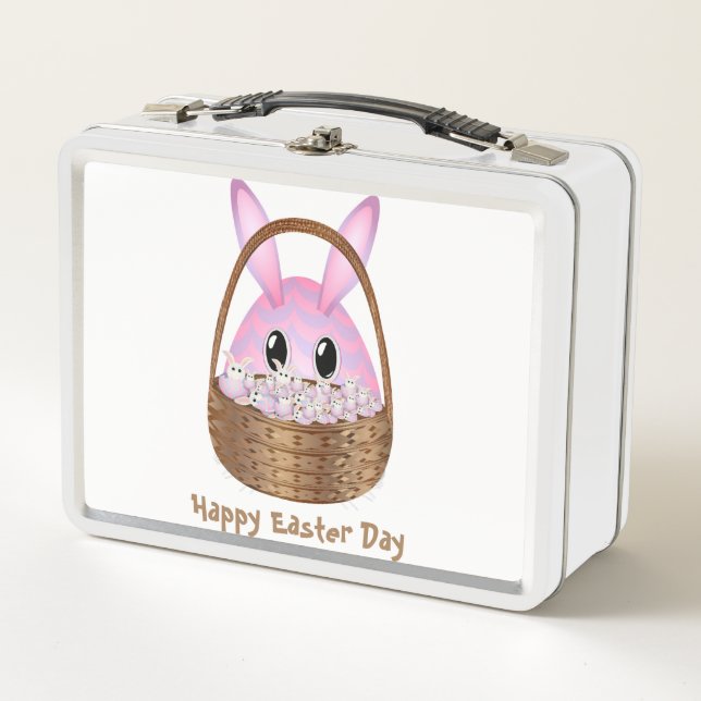 Yeager Easter special worlds biggest Easter basket Metal Lunch Box (Front)