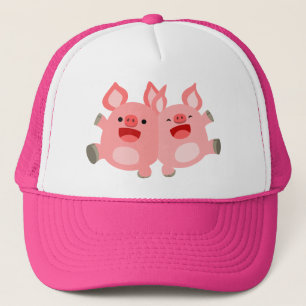 YEAH!! Cute Cartoon Pigs Hat