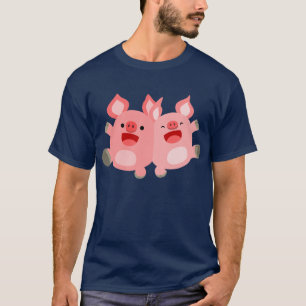 YEAH!! Cute Cartoon Pigs T-Shirt