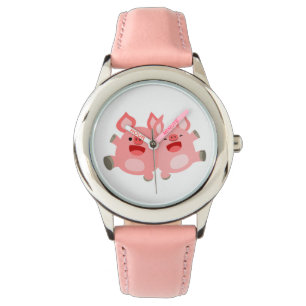 YEAH!! Cute Cartoon Pigs Watch