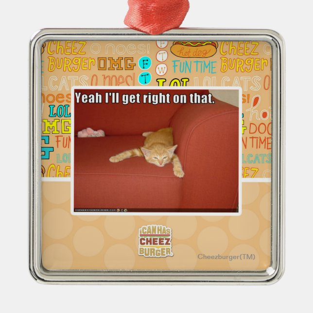 Yeah I'll get right on that. Metal Ornament (Front)