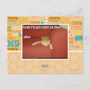 Yeah I'll get right on that. Postcard