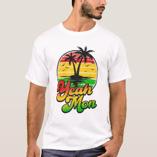 Yeah Mon Vintage Jamaica Summer Vacation Jamaican  T-Shirt