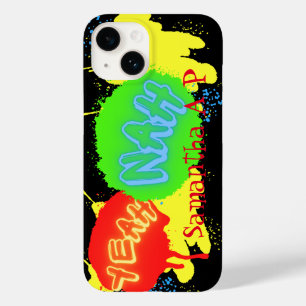 YEAH NAH NZ KIWI SLANG COLOR GRAFFITI STREET ART Case-Mate iPhone 14 CASE