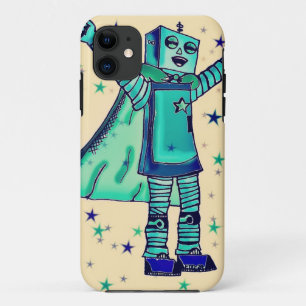 Yeah! Superhero Robot iPhone Case