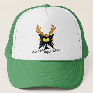 "Yeah Yeah...Happy Holidays" Trucker Hat