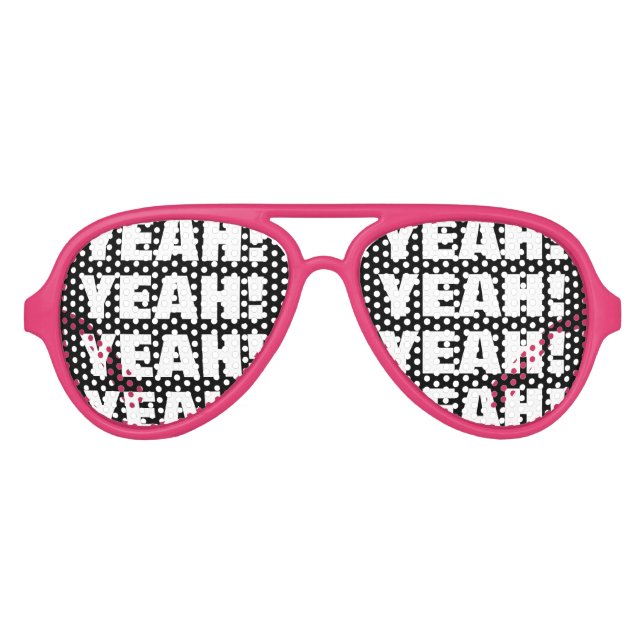 Yeah Yeah Yeah! cool party shades sunglasses (Front)