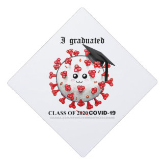 year 2020 graduation Coronavirus COVID-19 graduate Cap Topper