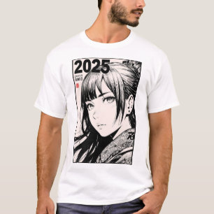 Year 2025 in Calligraphy T-shirt